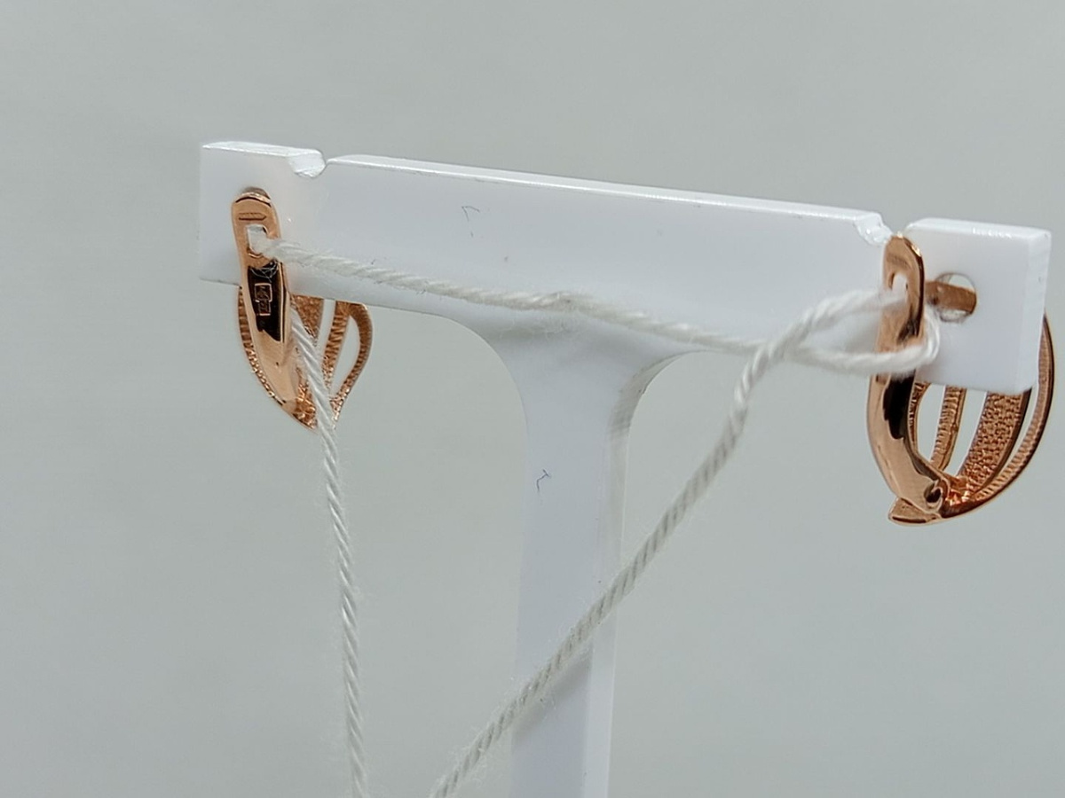 СБКМ585 СЕРЬГИ БЕЗ КАМНЯ (Au 585) СБКМ585 СЕРЬГИ БЕЗ КАМНЯ (Au 585)