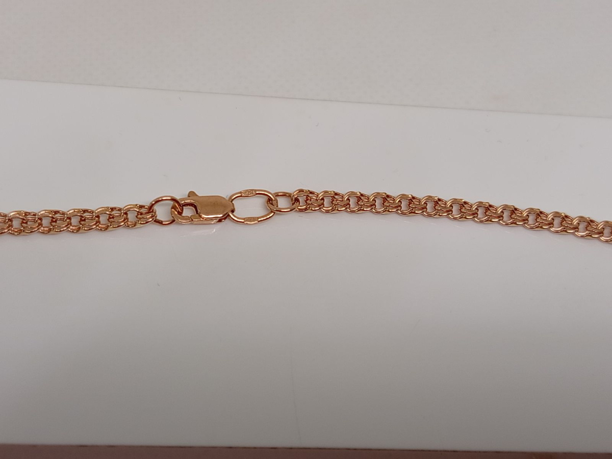 ЦПБС585 ЦЕПЬ ПУСТОТЕЛАЯ Бисмарк (Au 585)