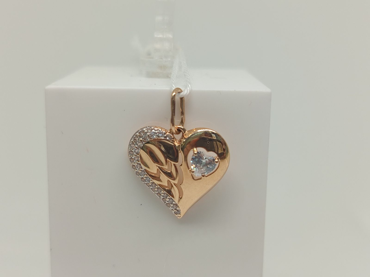 ПОДКМИ585 ПОДВЕСКА С КАМНЯМИ (Au 585)