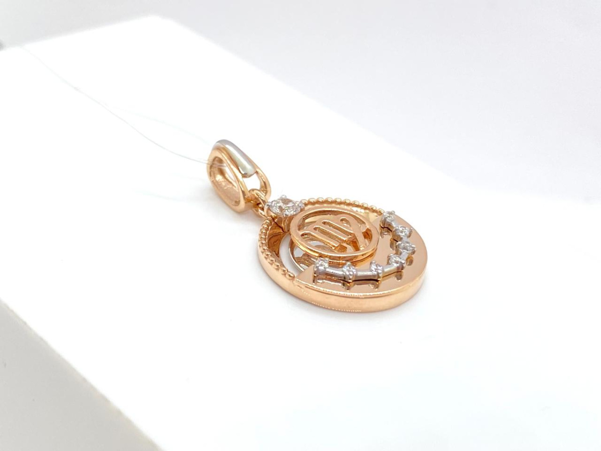 ПОДВЕСКА ЗНАК ЗОДИАКА ДЕВА (Au 585)