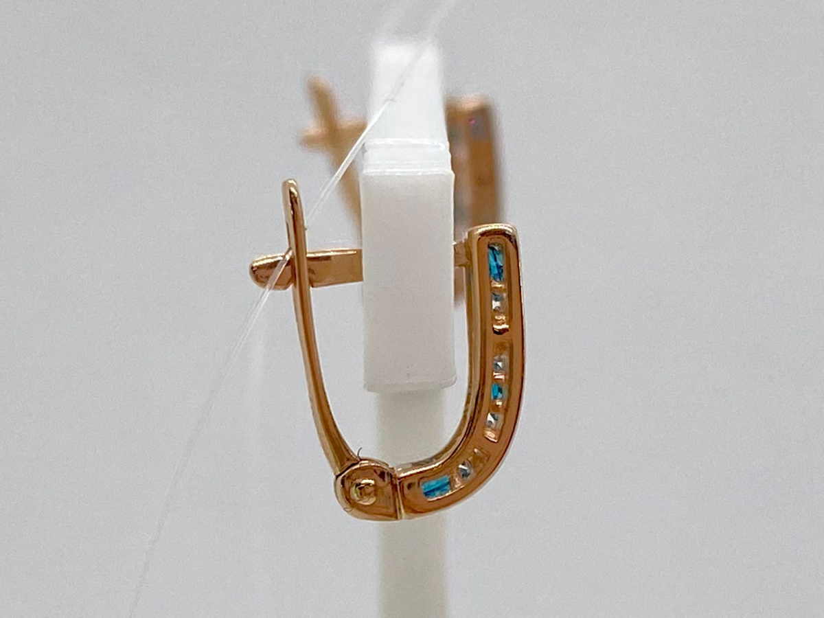 СЕРЬГИ С КАМНЯМИ (Au 585)