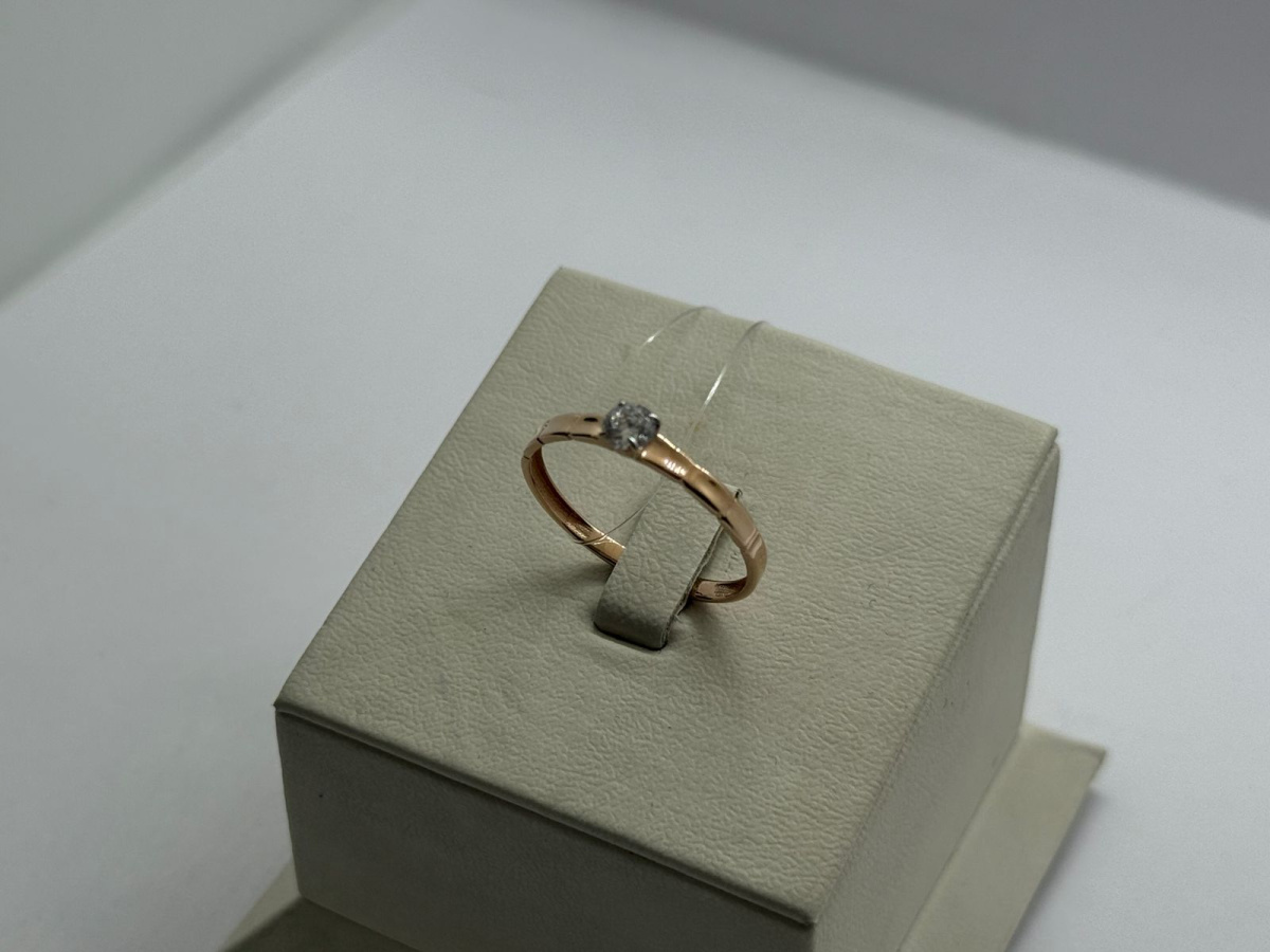 КОЛЬЦО С КАМНЕМ (Au 585)