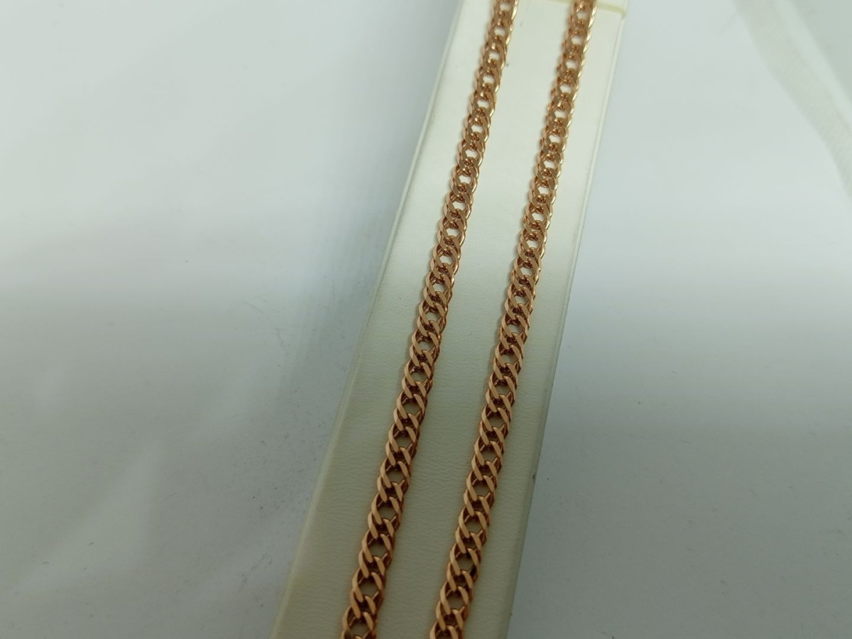 ЦЕПЬ ПОЛНОВЕСНАЯ Ромб двойной (Au 585)