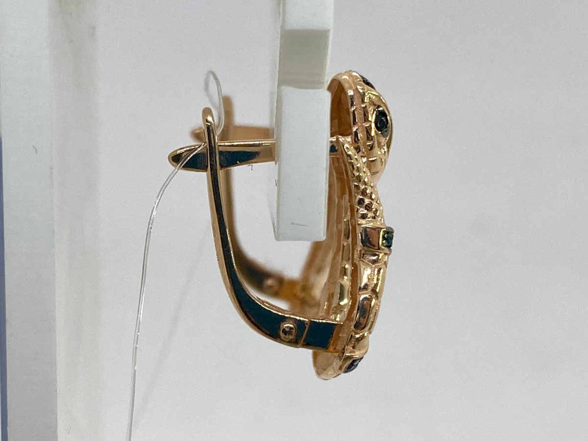 СЕРЬГИ С КАМНЯМИ (Au 585)