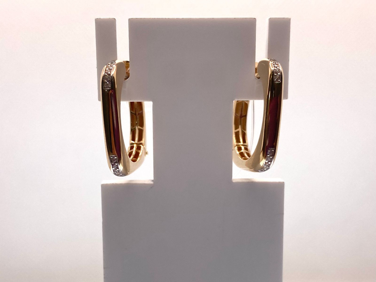 СЕРЬГИ С КАМНЯМИ (Au 585)