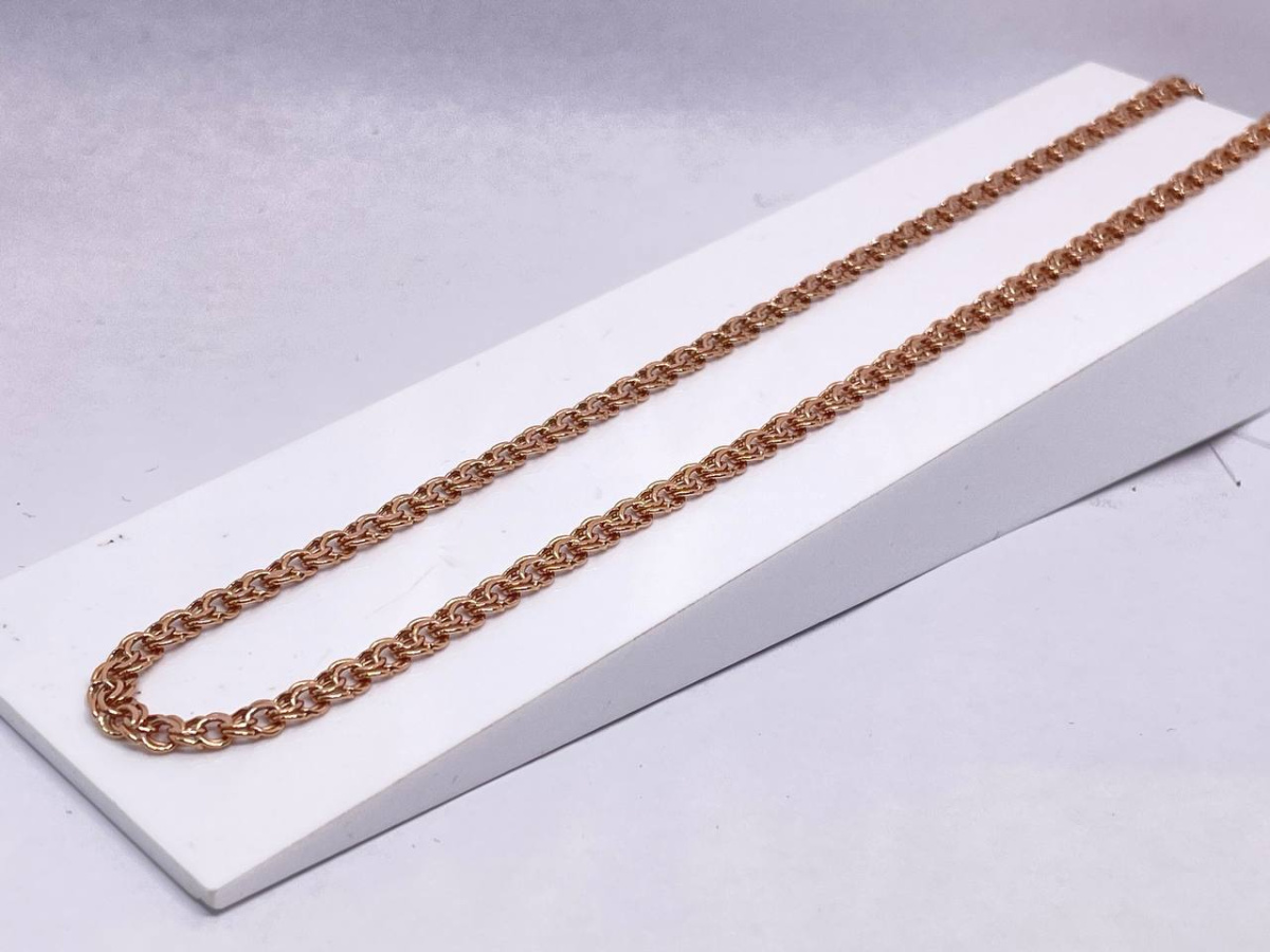 570006022 ЦЕПЬ ПУСТОТЕЛАЯ Бисмарк (Au 585)