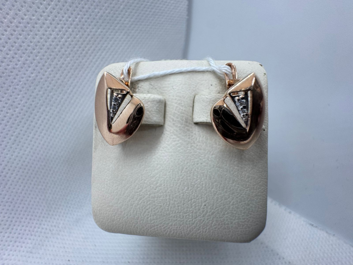 СЕРЬГИ С КАМНЯМИ (Au 585)