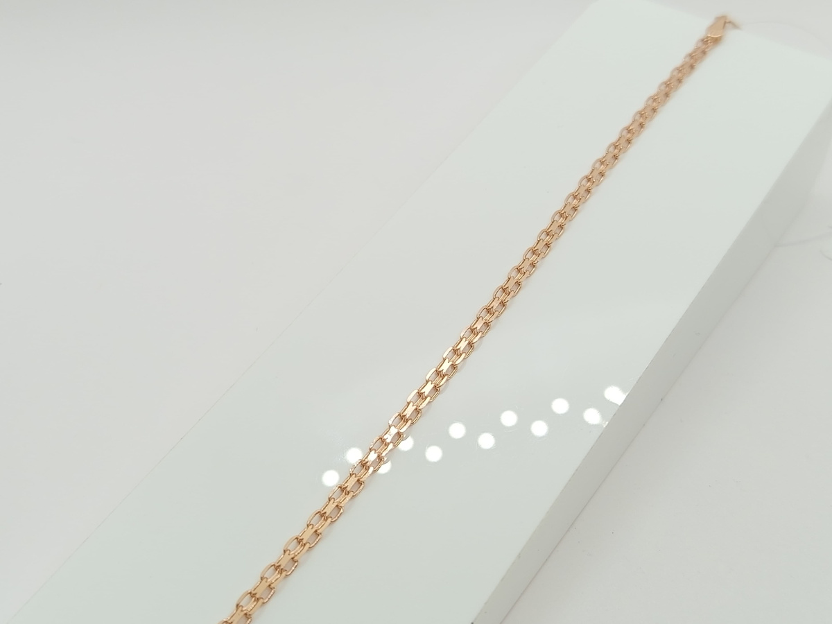 БРАСЛЕТ ПОЛНОВЕСНЫЙ Бисмарк машинный (Au 585)