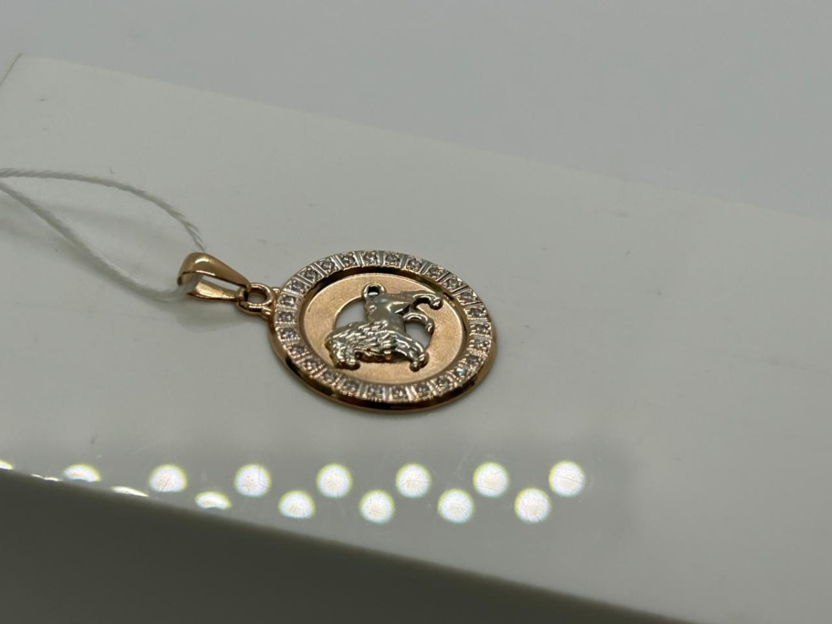 ПОДВЕСКА ЗНАК ЗОДИАКА ЛЕВ Au 585