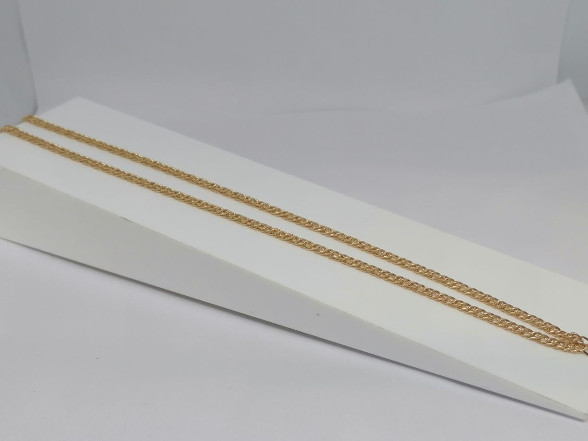 ЦЛР2585 ЦЕПЬ ПОЛНОВЕСНАЯ Ромб двойной (Au 585) ЦЛР2585 ЦЕПЬ ПОЛНОВЕСНАЯ Ромб двойной (Au 585)