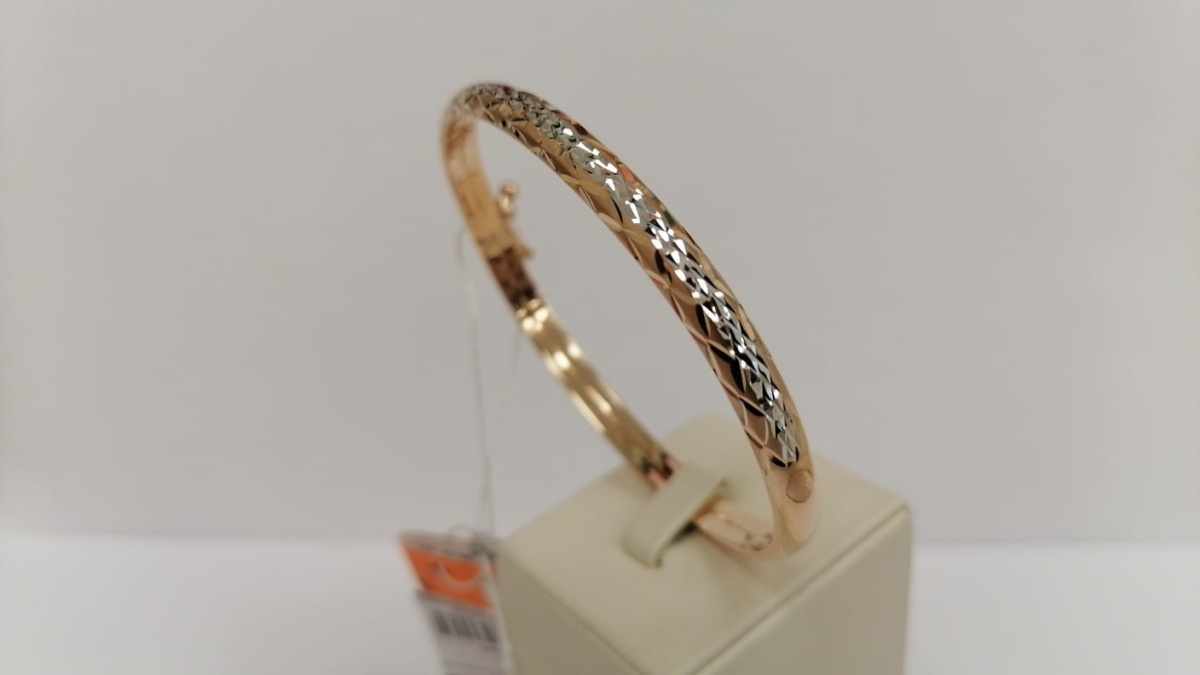 БРАСЛЕТ ЖЕСТКИЙ без камня (Au 585)