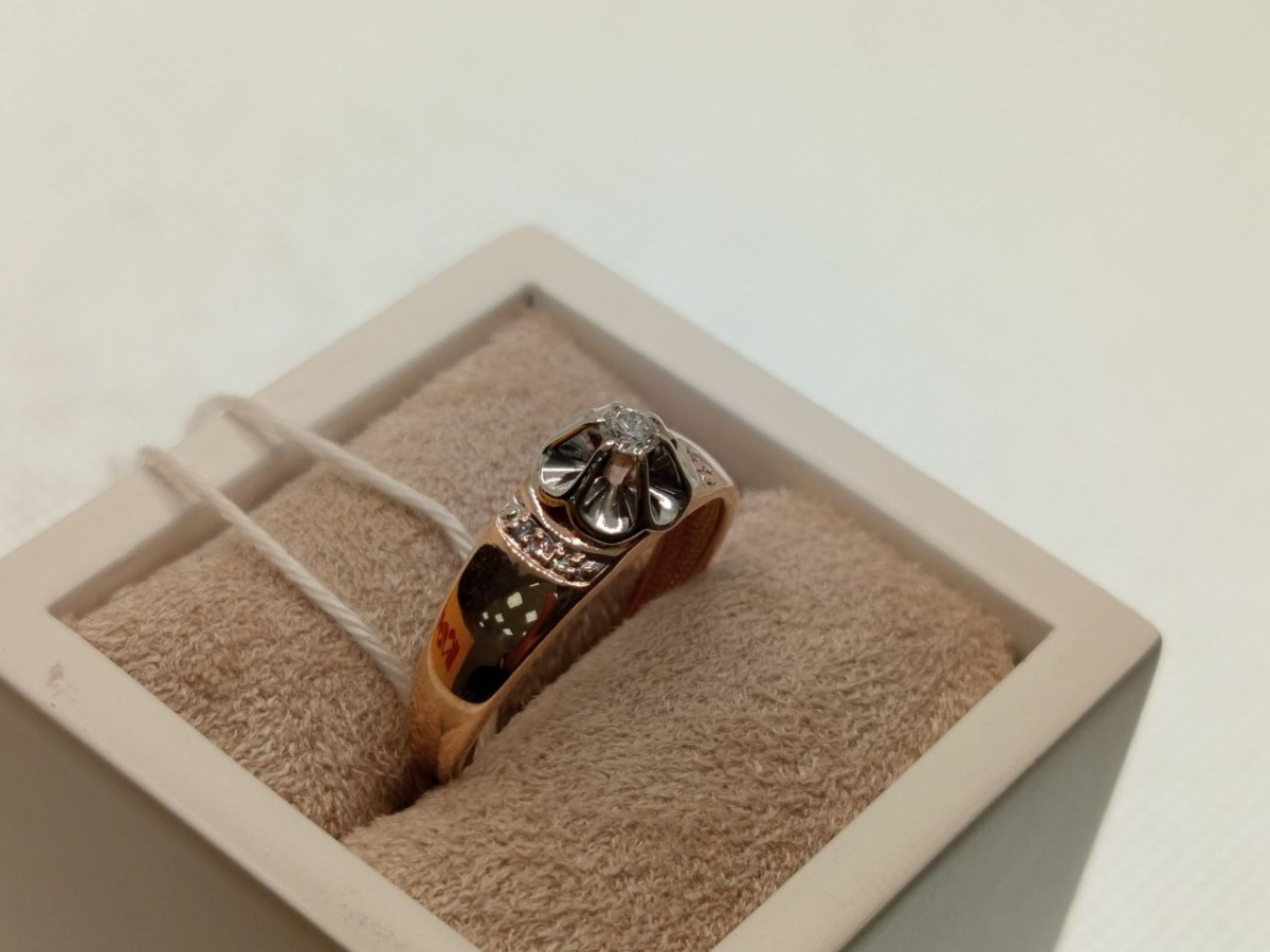 КОЛЬЦО БРИЛЛИАНТ Au 585