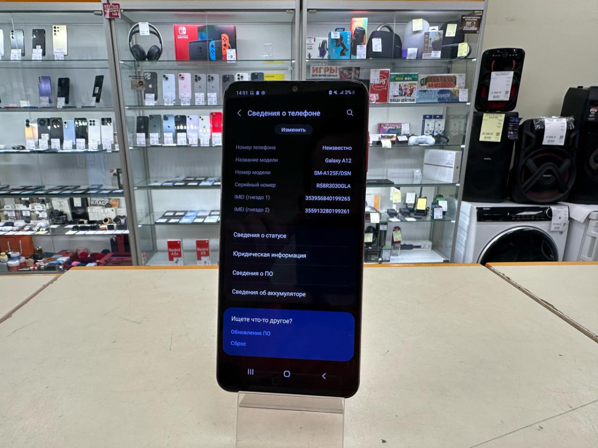 Смартфон Samsung Galaxy A12 4/64