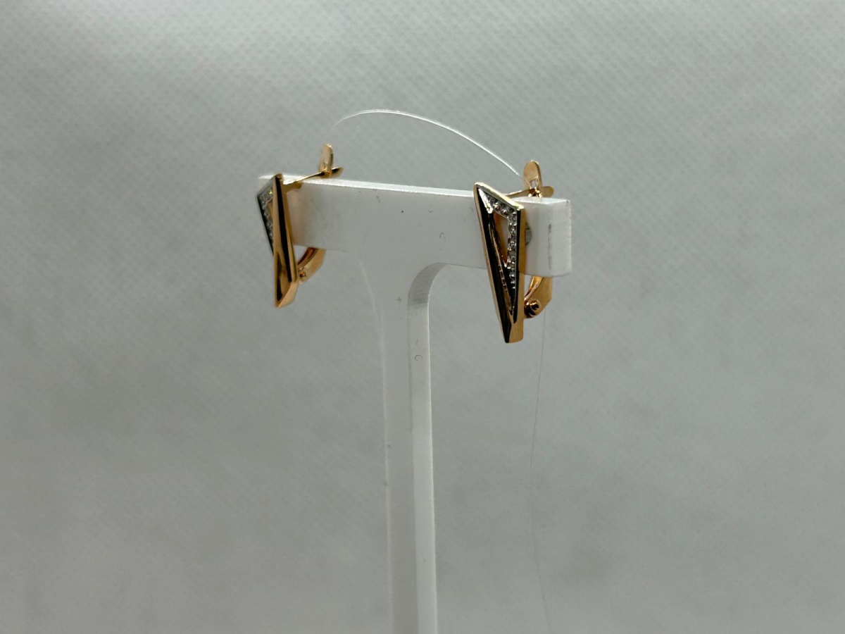 СЕРЬГИ С КАМНЯМИ (Au 585)