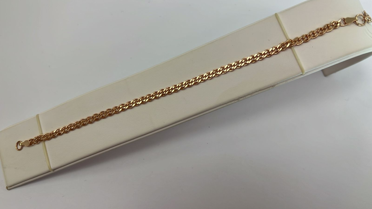 БРАСЛЕТ ПОЛНОВЕСНЫЙ Нона (Au 585)