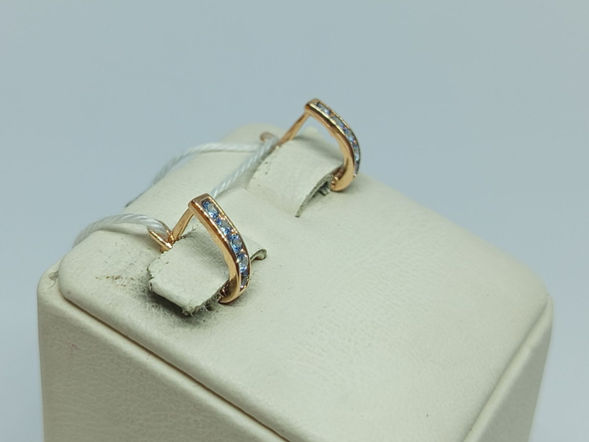 СЕРЬГИ С КАМНЯМИ (Au 585)