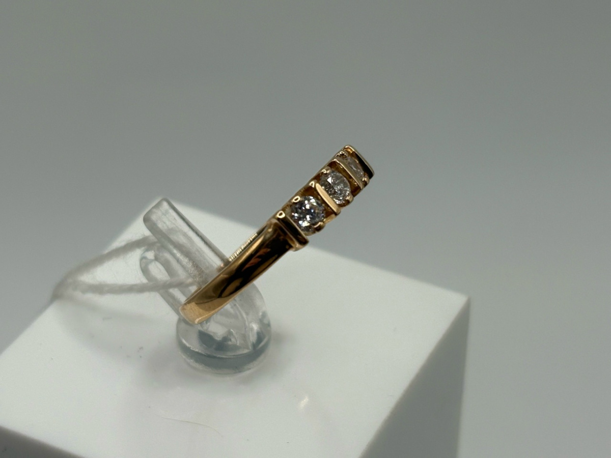 КОЛКМИ585 КОЛЬЦО С КАМНЯМИ (Au 585)