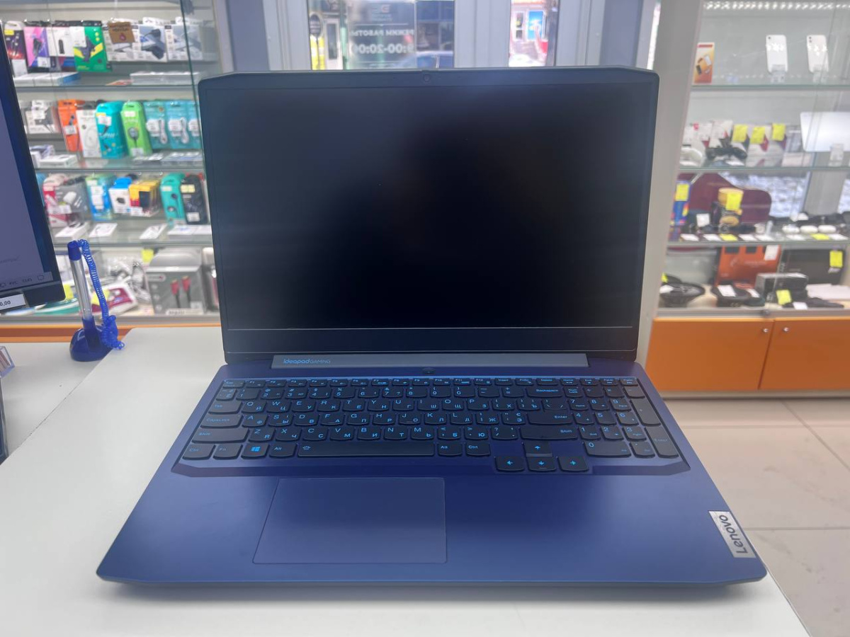Ноутбук Lenovo IdeaPad Gaming 3 15ARH05; Ryzen 5 4600H, GeForce GTX 1650, 8 Гб, 512 GB, Нет