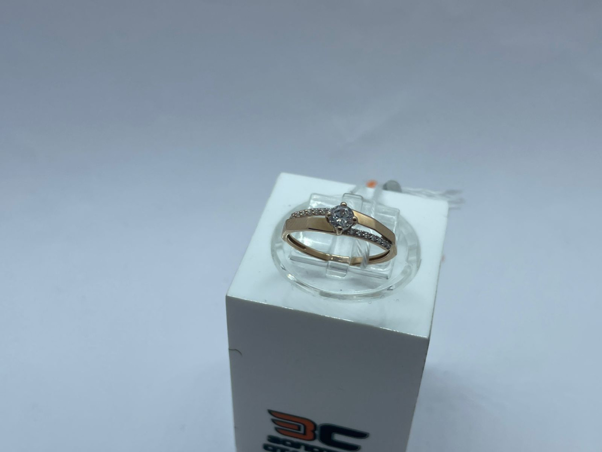 КОЛКМИ585 КОЛЬЦО С КАМНЯМИ (Au 585)