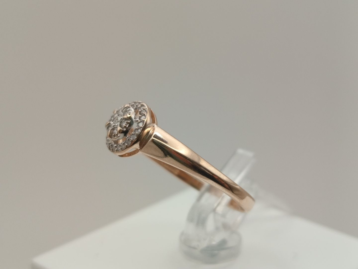 КОЛЬЦО БРИЛЛИАНТ Au 585