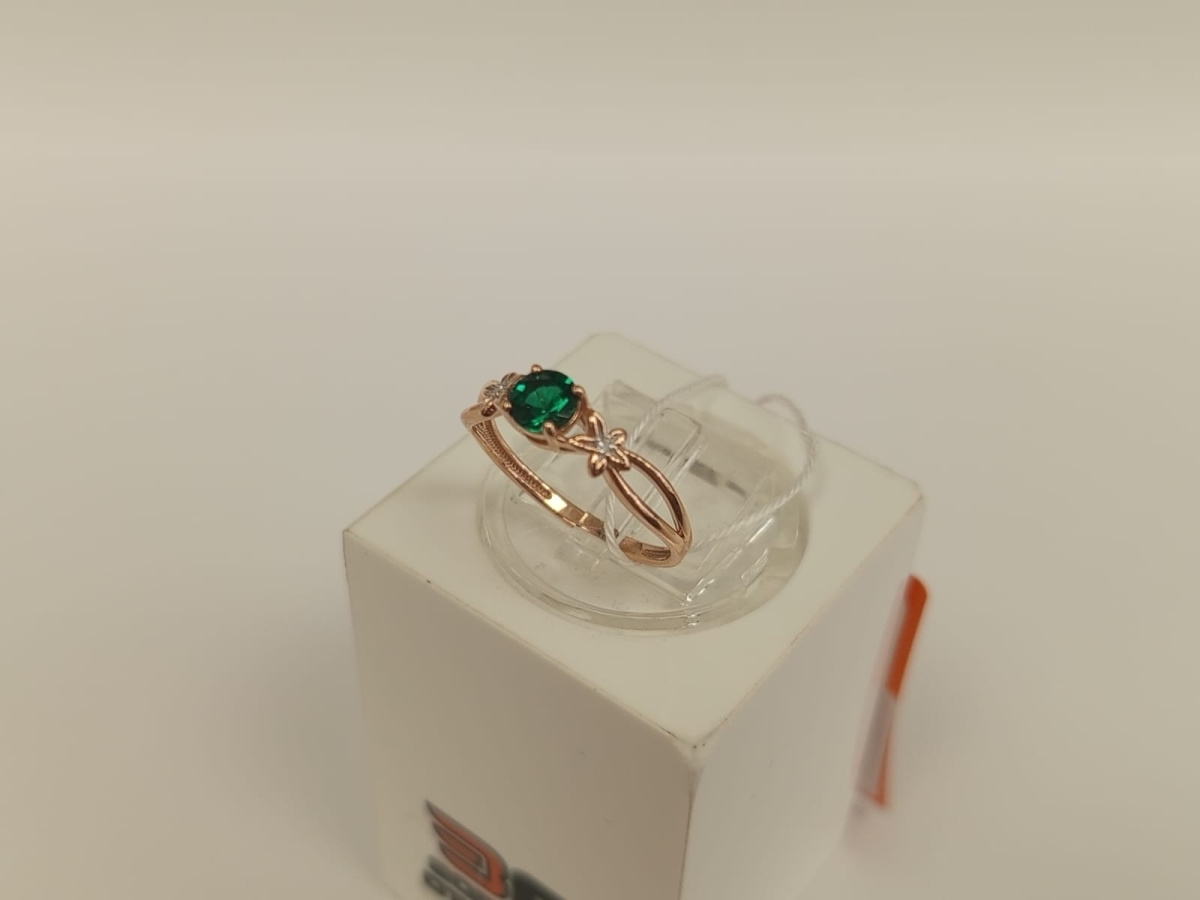 КОЛКМИ585 КОЛЬЦО С КАМНЯМИ (Au 585)