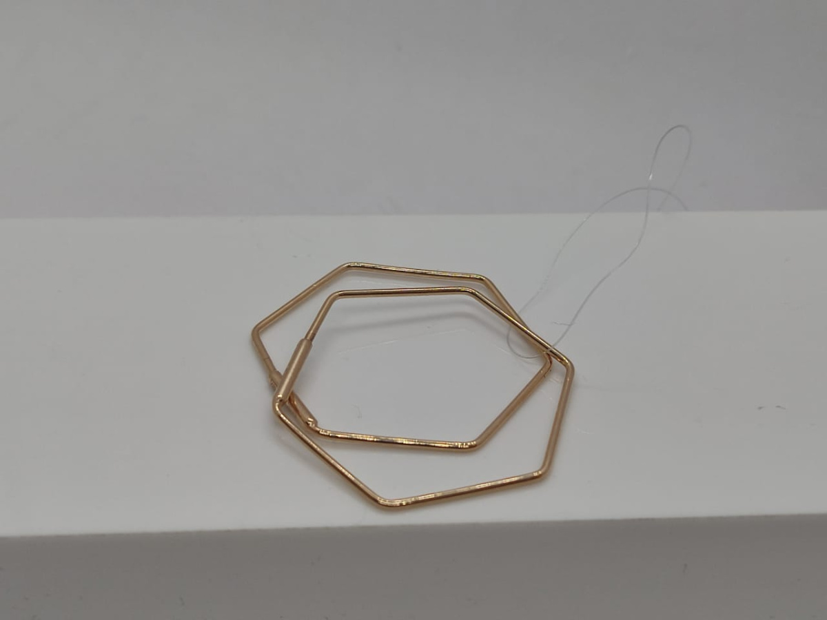 СЕРЬГИ КОНГО без камня (Au 585)