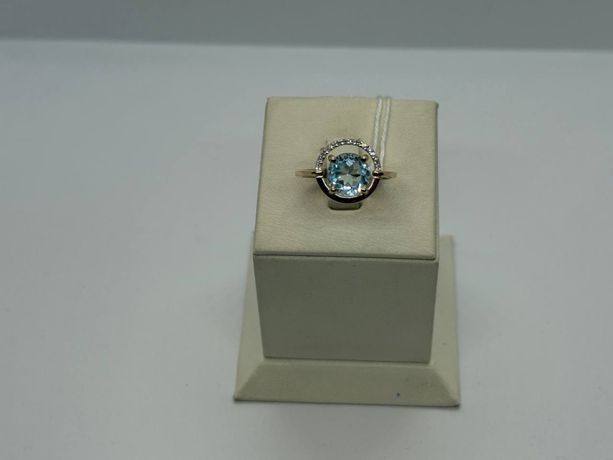 КОЛКМИ585 КОЛЬЦО С КАМНЯМИ (Au 585)