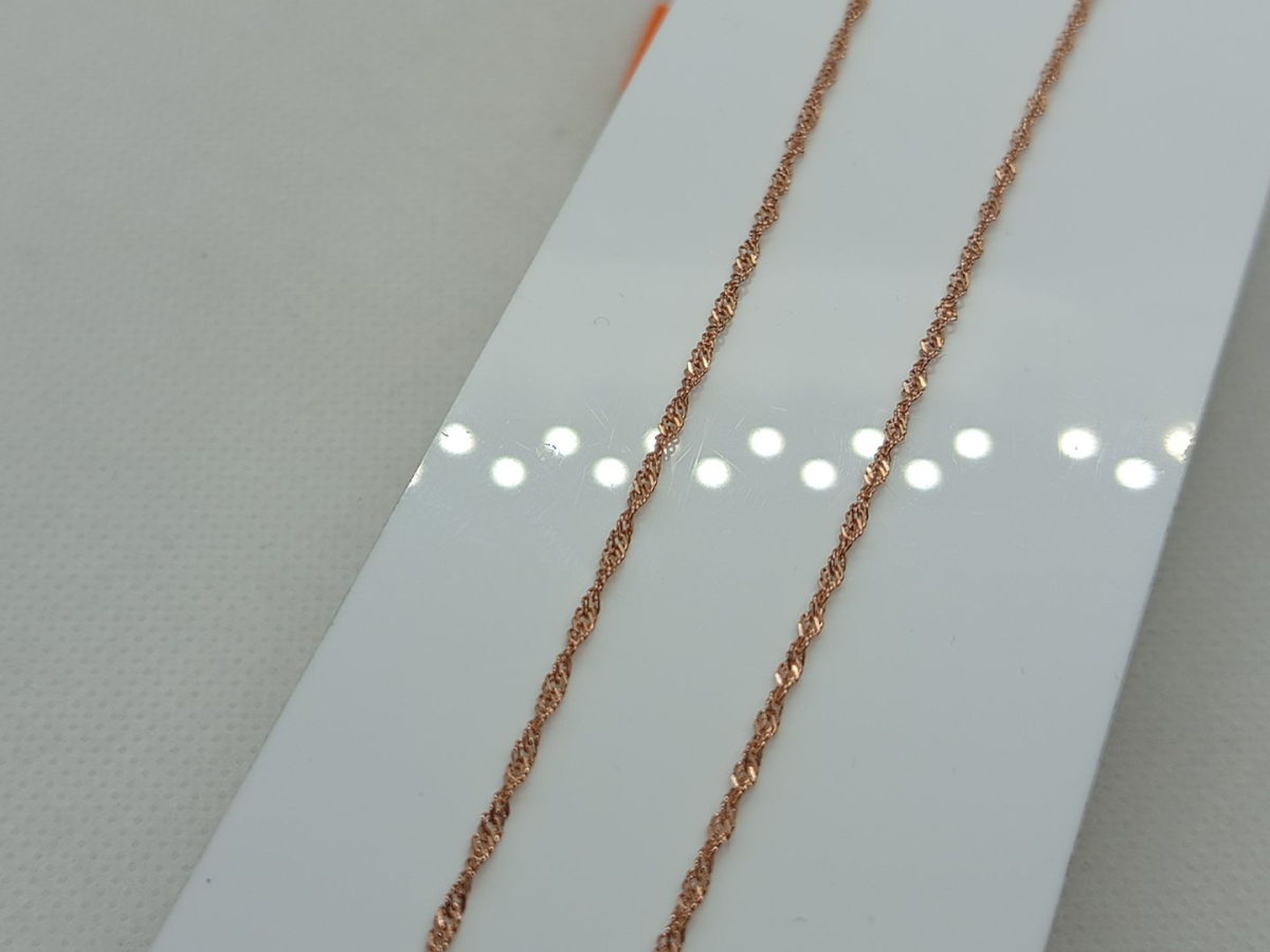 ЦЛСИ585 ЦЕПЬ ПОЛНОВЕСНАЯ Сингапур (Au 585)