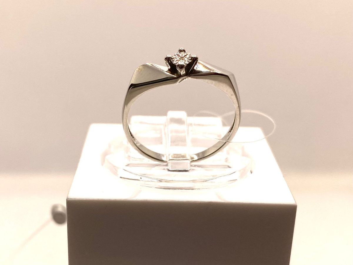 КОЛЬЦО БРИЛЛИАНТ (Ag 925)