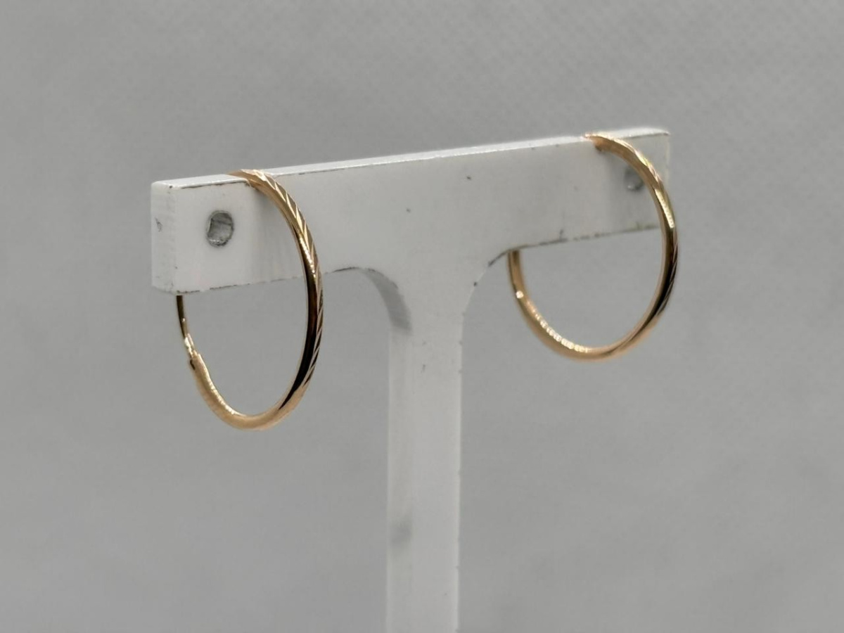 СЕРЬГИ КОНГО без камня (Au 585)