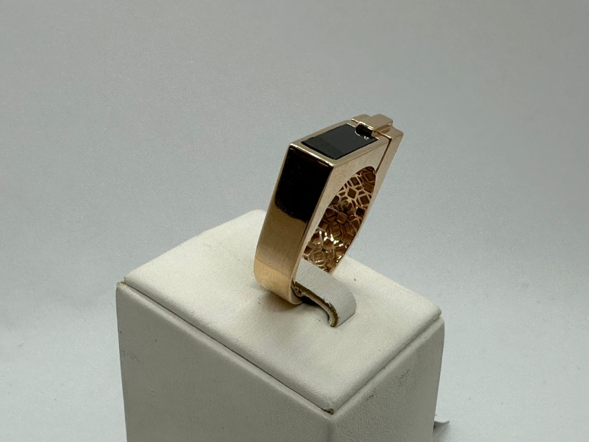 КОЛЬЦО ПЕЧАТКА с камнем (Au 585)