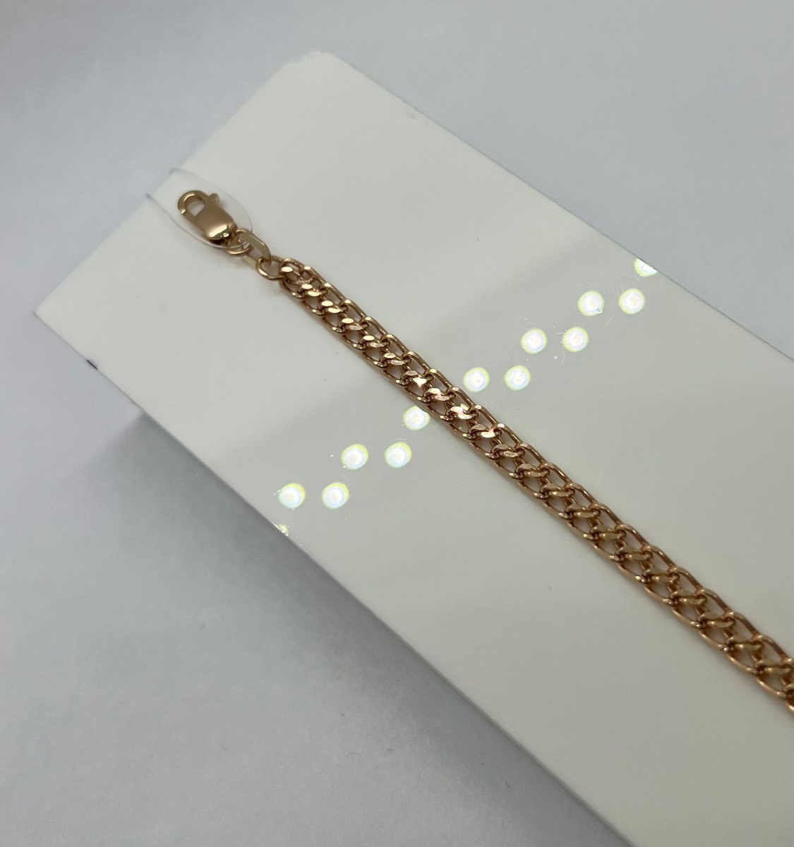 БРАСЛЕТ ПУСТОТЕЛЫЙ Царь (Au 585)