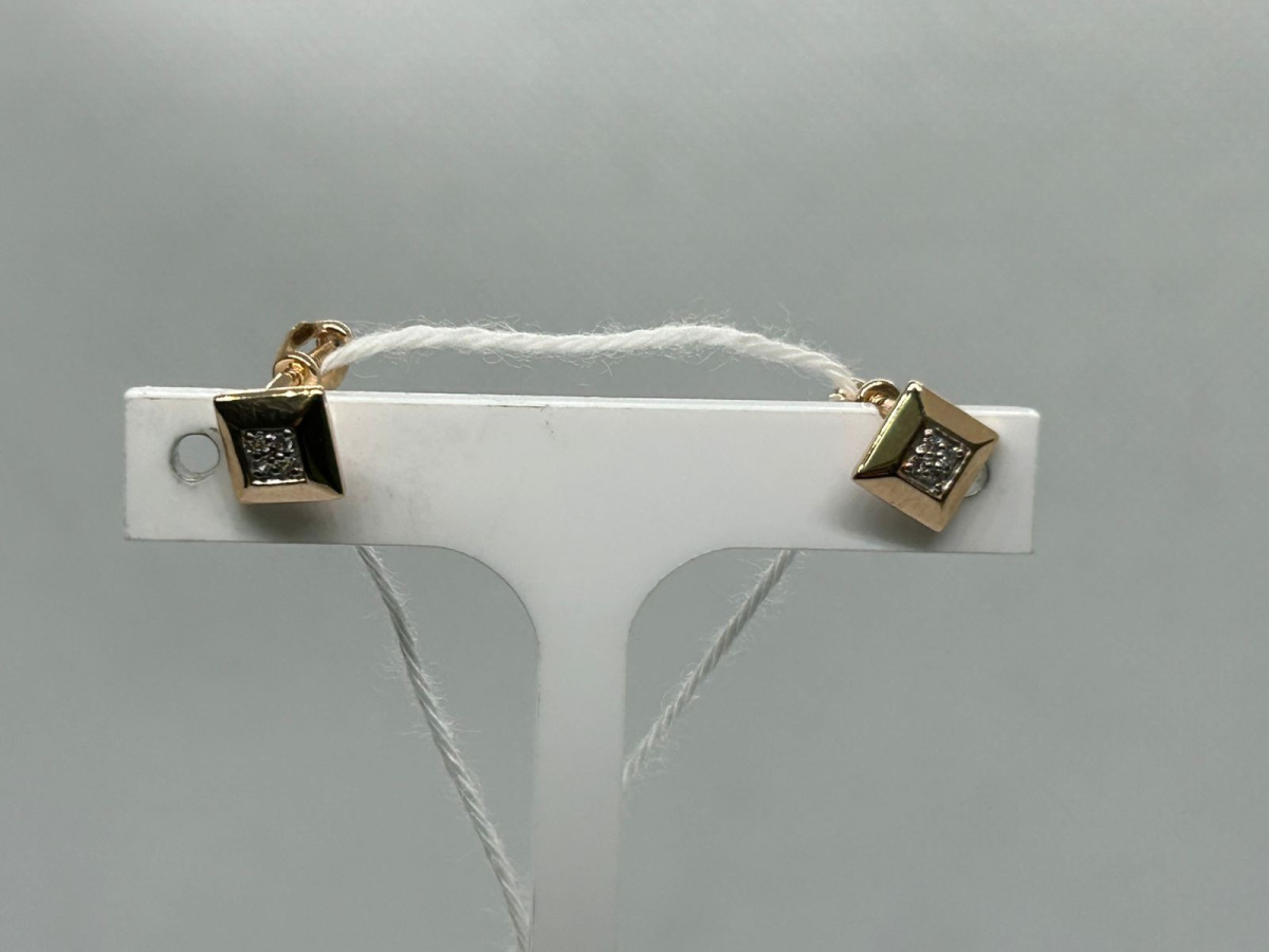 СПУС585 СЕРЬГИ ПУСЕТЫ (Au 585)