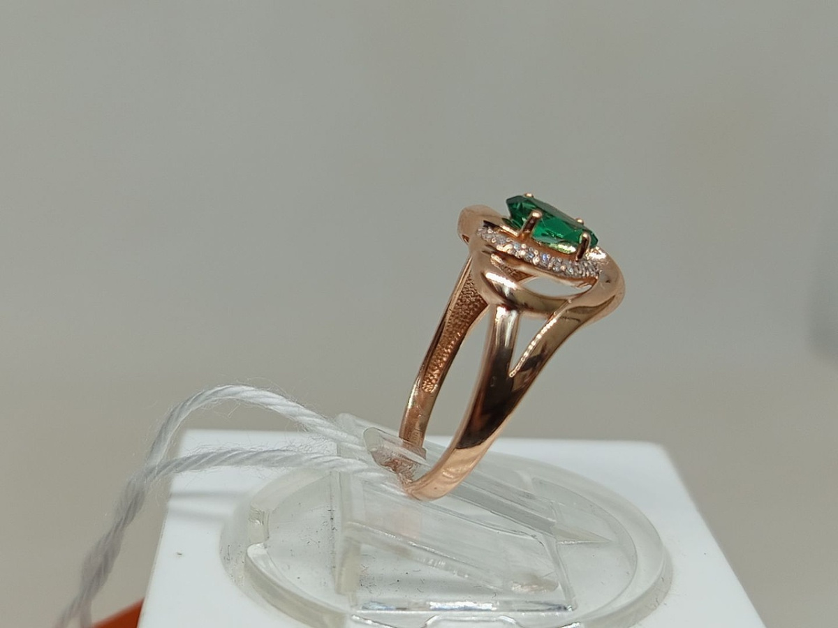 КОЛКМИ585 КОЛЬЦО С КАМНЯМИ (Au 585)