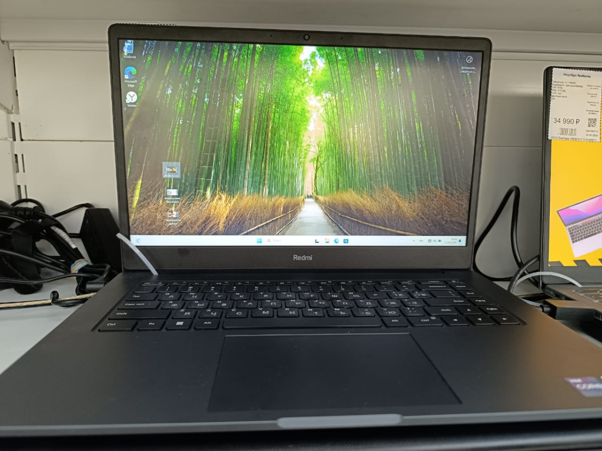 Ноутбук Xiaomi; Core I7-11390H, Iris(R) Xe Graphics, 16 Гб, 512 GB, Нет