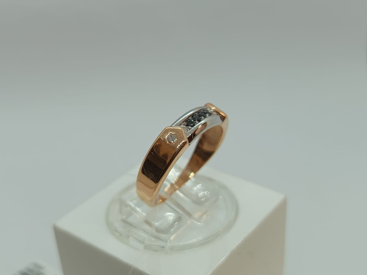 КОЛЬЦО С КАМНЯМИ (Au 585)