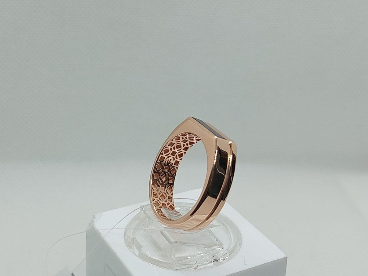 КОЛЬЦО ПЕЧАТКА с камнем (Au 585)