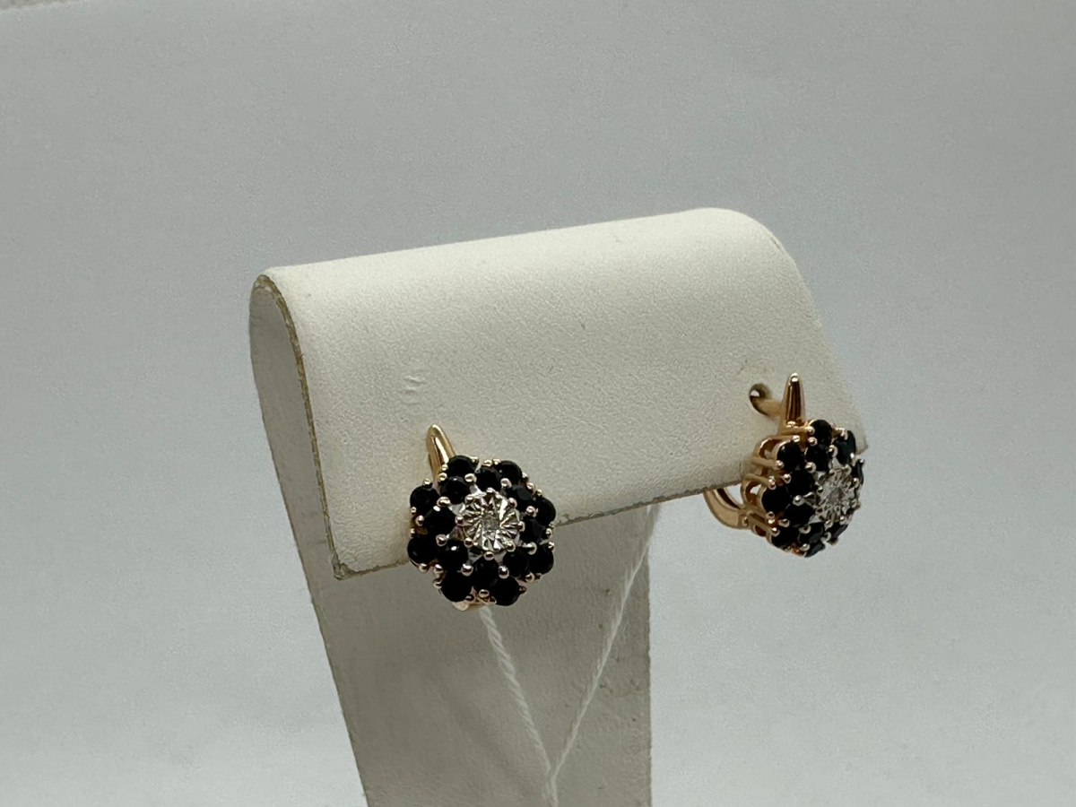 СЕРЬГИ БРИЛЛИАНТ (Au 585)