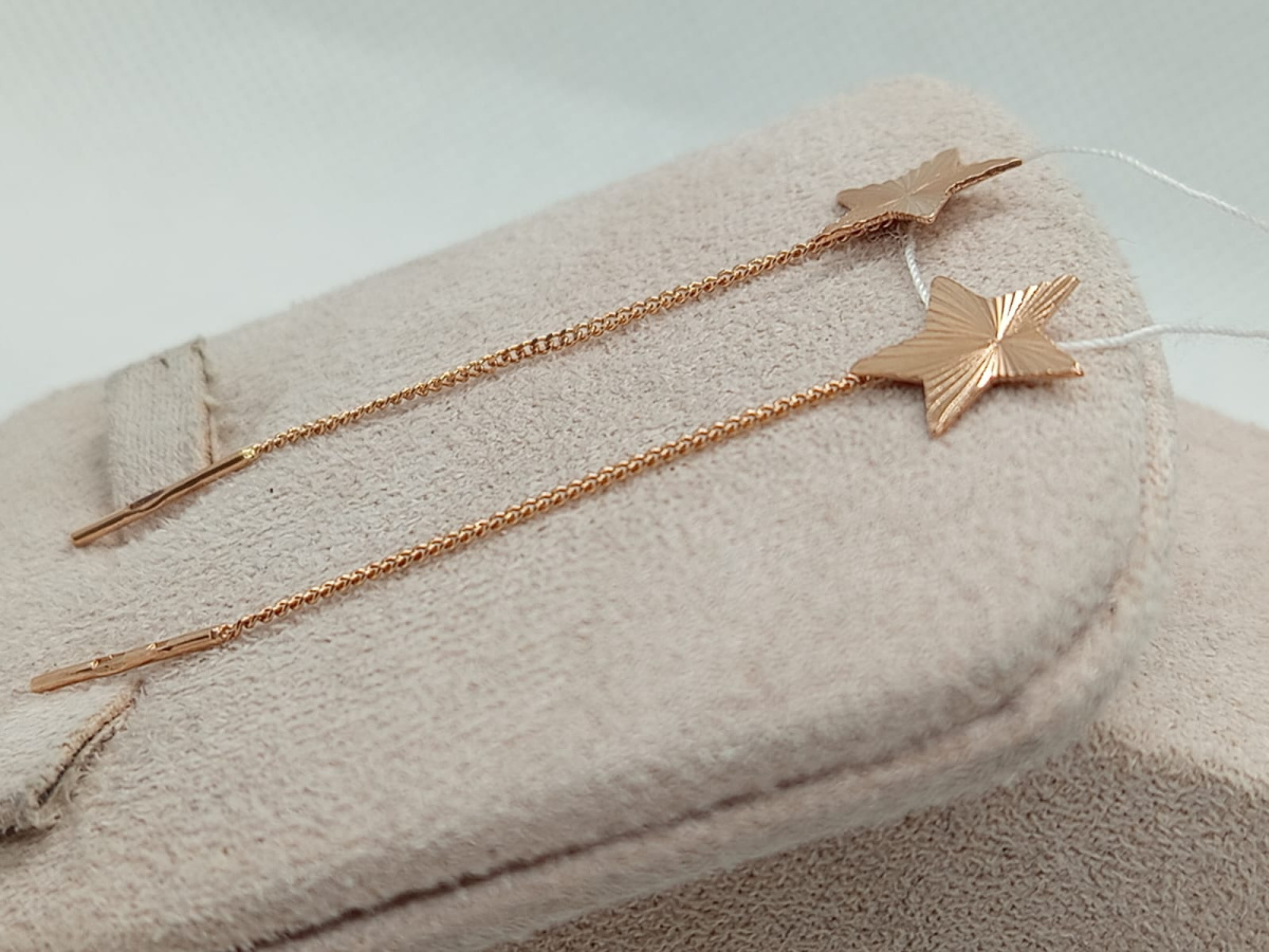 СПРО585 СЕРЬГИ ПРОДЕВКИ (Au 585)