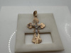 ПОДВЕСКА КРЕСТ без камня (Au 585)