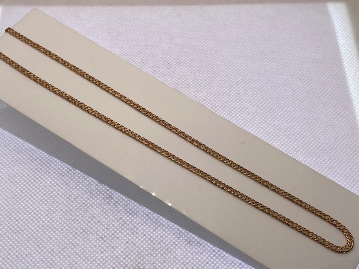 ЦЛР2585 ЦЕПЬ ПОЛНОВЕСНАЯ Ромб двойной (Au 585)