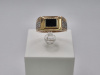 КОЛЬЦО ПЕЧАТКА с камнями (Au 585)