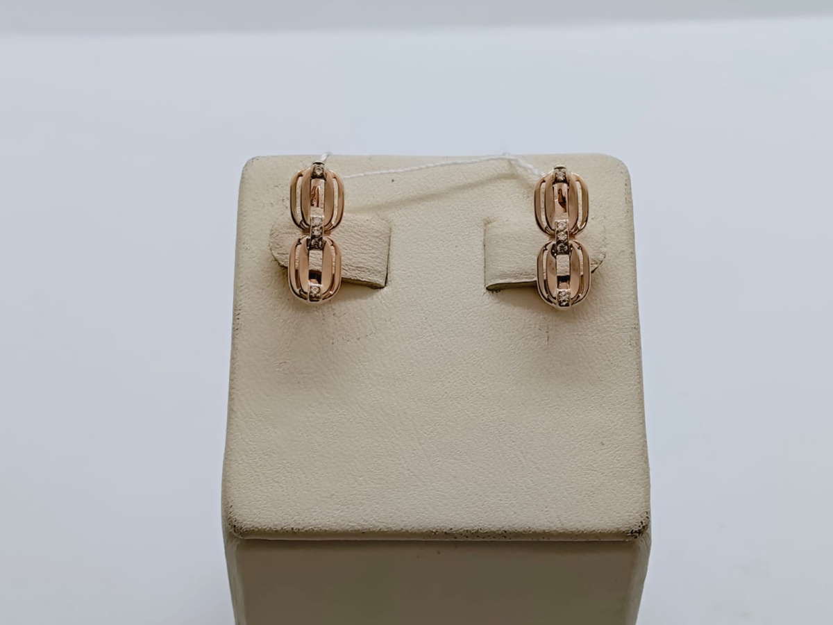 СЕРЬГИ С КАМНЯМИ (Au 585) СЕРЬГИ С КАМНЯМИ (Au 585)