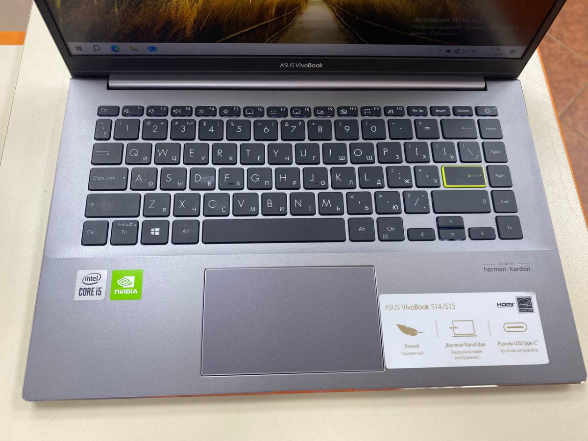 Ноутбук ASUS K413J; Core i5-1035G1, GeForce MX350, 8 Гб, 512 GB, Нет