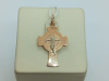 ПОДКБК585 ПОДВЕСКА КРЕСТ БЕЗ КАМНЯ (Au 585)