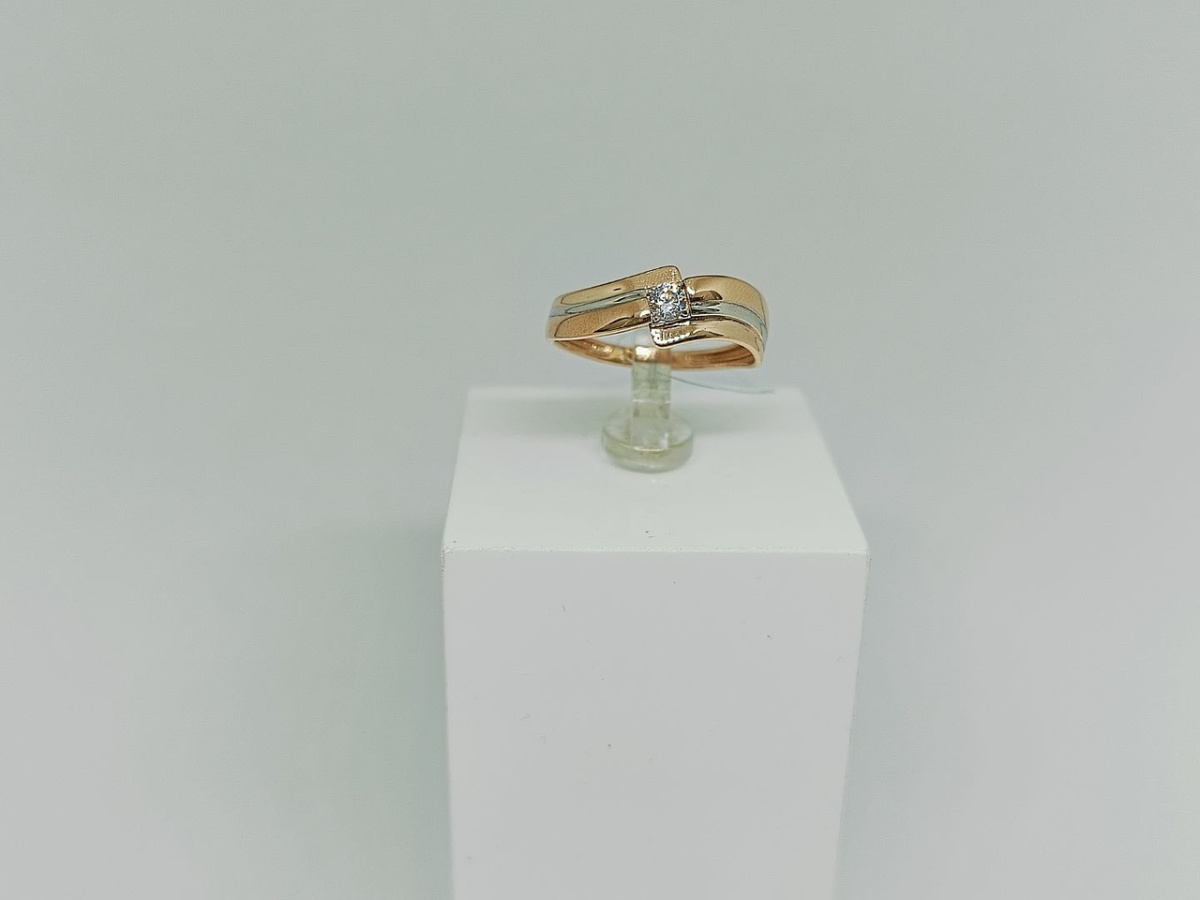 КОЛЬЦО С КАМНЕМ (Au 585)