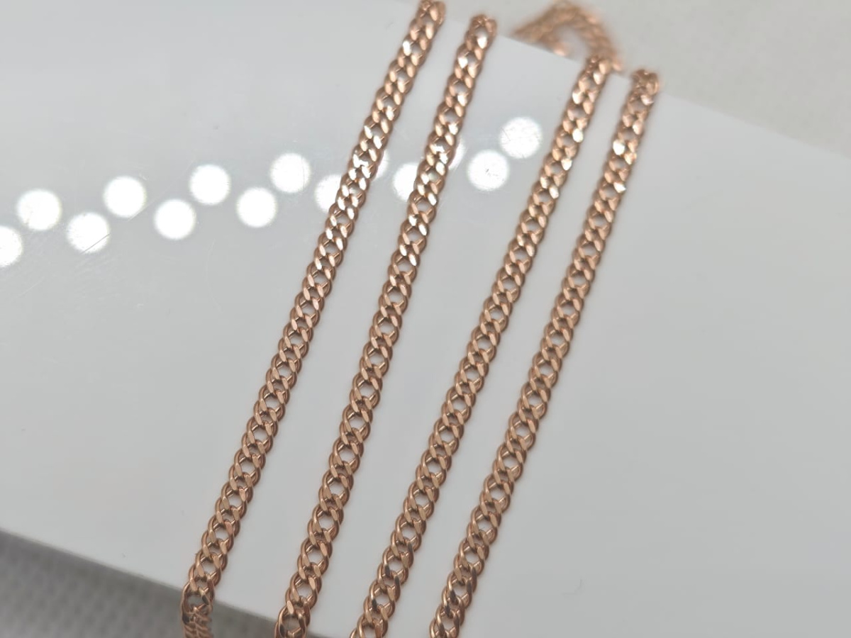 ЦПР2585 ЦЕПЬ ПУСТОТЕЛАЯ Ромб двойной (Au 585)