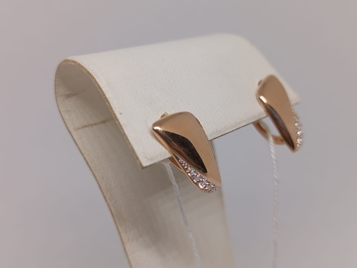 СЕРЬГИ С КАМНЯМИ (Au 585)