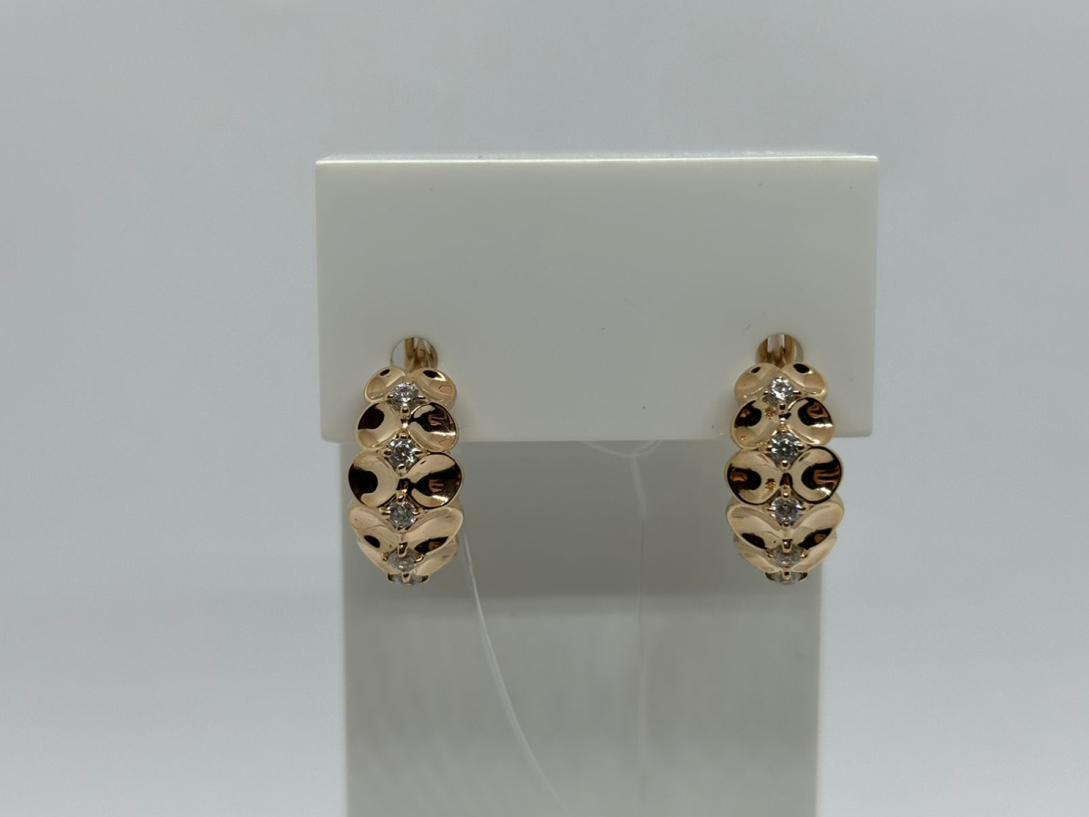 СЕРЬГИ С КАМНЯМИ (Au 585)