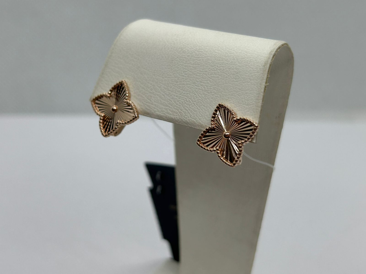 СЕРЬГИ БЕЗ КАМНЯ (Au 585)